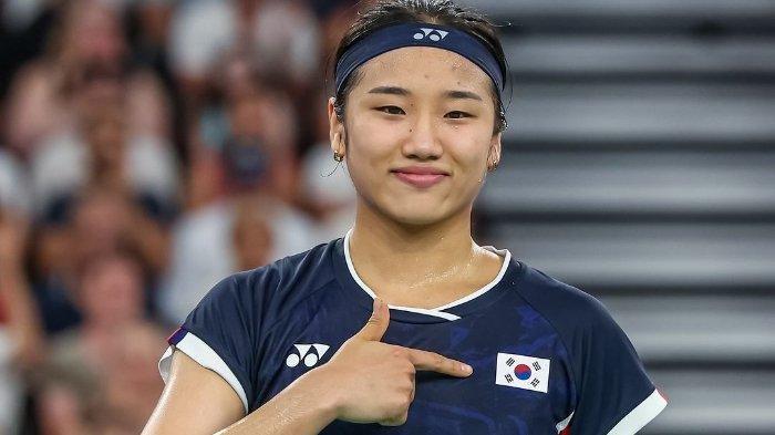 Tunggal putri dunia asal Korea, An Se-young ketika berlaga di ajang bertajuk Olimpiade Paris 2024. Comeback di Denmark Open 2024, An Se-young mengungkap rasa bahagianya setelah terakhir tampil di Olimpiade Paris 2024.