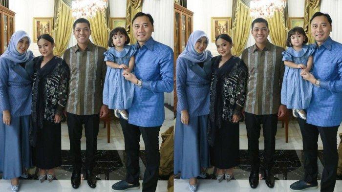 Calon pengantin, Rasyid Rajasa dan Tamara Kalla bersama keluarga Ibas Yudoyono dan Aliyah Rajasa.
