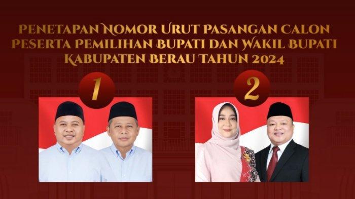 DEBAT PILKADA BERAU 2024 - Dua paslon di Pilkada Berau 2024, Madri Pani-Agus Wahyudi dan Sri Juniarsih-Gamalis. Jadwal debat Pilkada Berau 2024 antara Sri Juniarsih-Gamalis vs Madri Pani-Agus Wahyudi. Siaran  langsung atau live di Trans 7