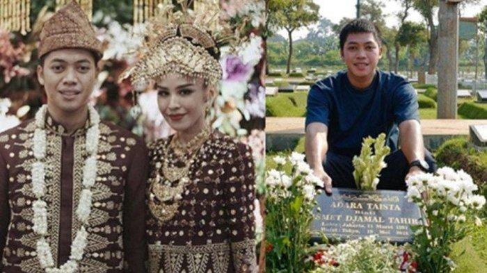 Rasyid Rajasa bersama mendiang istrinya, Adara Taista