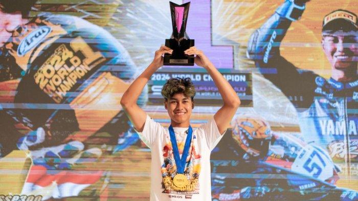 Kemenangan Aldi Satya Mahendra juga menjadi hadiah buat momen spesial perayaan Hari Ulang Tahun ke-50 Yamaha Indonesia di tahun 2024.