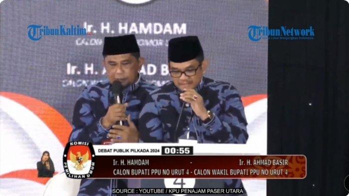 Hamdam-Ahmad Basir (Hamdam-Basir) pasangan calon Bupati dan Wakil Bupati nomor 4 Pilkada PPU 2024.