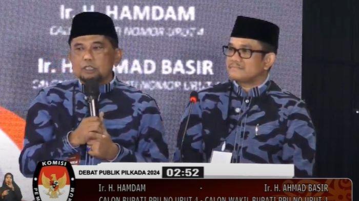 Hamdam - Ahmad Basir, pasangan calon nomor urut 04 di Pilkada PPU 2024