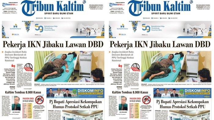 Pekerja IKN Melawan DBD. Menempati ranjang nomor 6 di salah satu Bangsal di RSUD Sepaku, Muhibah (49) yang merupakan warga Sukabumi Jawa Barat ini tampak terkulai lemas. (Tribun Kaltim)
