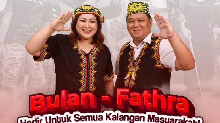 Pasangan calon bupati dan calon wakil bupati Mahakam Ulu, Novita Bulan dan Artya Fathra Marthin dalam kontestasi Pilkada Mahulu 2024.