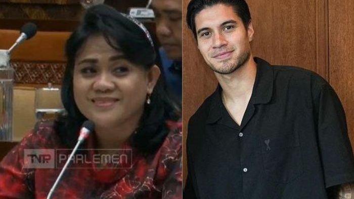 Anita Jacoba Gah, anggota DPR Komisi X (kiri) dan Kevin Diks pemain naturalisasi Timnas Indonesia (kanan). Viral pernyataan Anita berharap Kevin Diks pemain terakhir naturalisasi