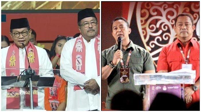 Cagub-cawagub PDIP di Pilkada Jakarta Pramono Anung dan Rano Karno dan di Jawa Tengah, Andika Perkasa-Hendrar Prihadi.