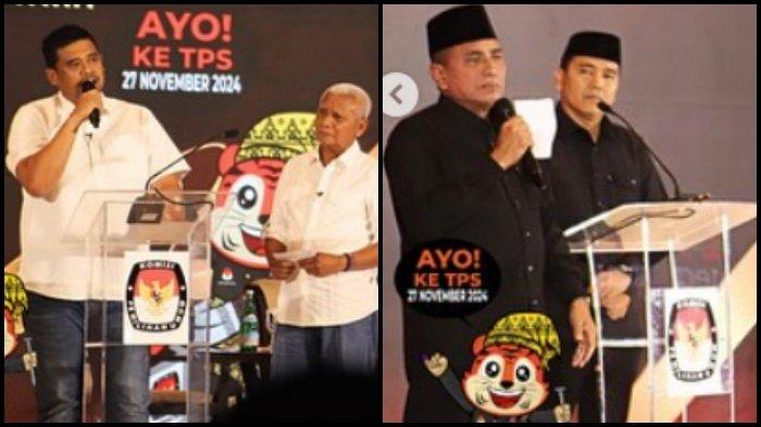 PILKADA SUMUT 2024 - Dua paslon Pilkada Sumut 2024, Bobby Nasution-Surya dan Edy Rahmayadi-Hasan Basri Sagala. Berikut hasil survei Litbang Kompas Pilkada Sumut 2024 terbaru, elektabilitas Bobby Nasution vs Edy Rahmayadi