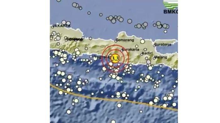 Gempa barusan guncang Bantul DIY magnitudo 3.3, cek info BMKG