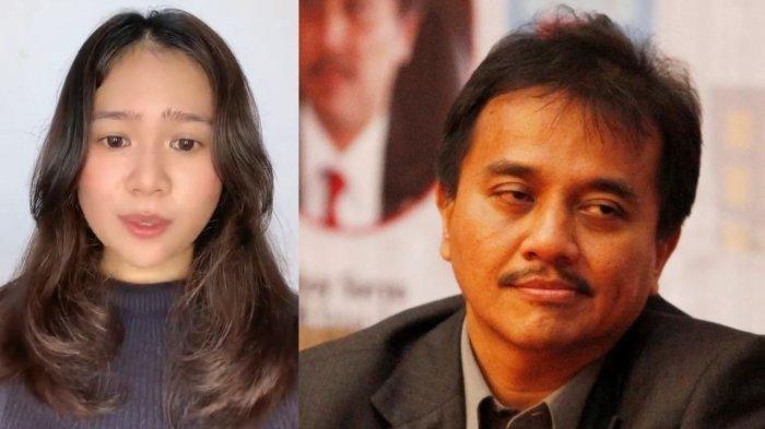 TikToker Intan Srinita mengunggah video permintaan maaf karena telah memfitnah Roy Suryo sebagai Fufufafa.