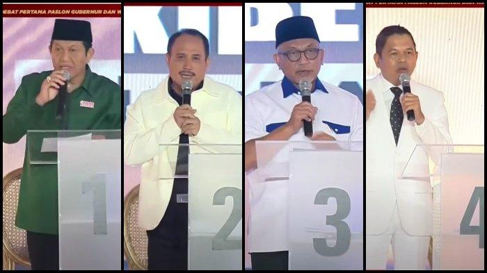 PILKADA JABAR 2024 - Empat paslon di Pilkada Jabar 2024, Dedi Mulyadi-Erwan Setiawan, Ahmad Syaikhu-Ilham Habibie, Acep Adang Ruhiyat-Gitalis Dwi Natarina dan Jeje Wiradinata-Ronal Surapradja. Terbaru dari Litbang Kompas, 4 hasil survei Pilkada Jabar 2024 elektabilitas Dedi Mulyadi dan Kans 3 cagub lainnya.