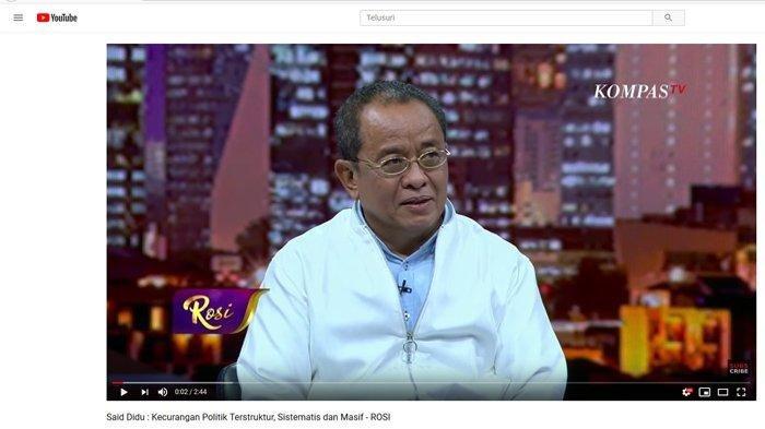 Mantan Sekretaris Kementerian BUMN, Said Didu