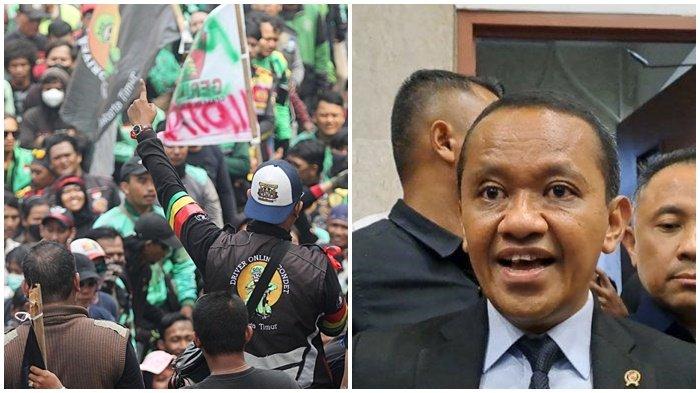 Bahlil vs pengemudi ojol
