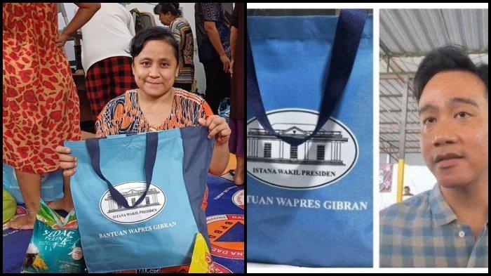 BANTUAN WAPRES GIBRAN - Sembako dari Wapres Gibran, Gibran dan kondisi banjir di Kampung Melayu. Sembako bertuliskan Bantuan Wapres Gibran kepada korban banjir di Kampung Melayu jadi perbincangan, warga senang karena isinya banyak. Viral tas biru bertuliskan bantuan Wapres Gibran lengkap dengan gambar Istana Wakil Presiden untuk korban banjir di Kampung Melayu, Jakarta Timur.