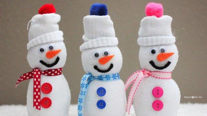 Dekorasi Natal dari Kaos Kaki