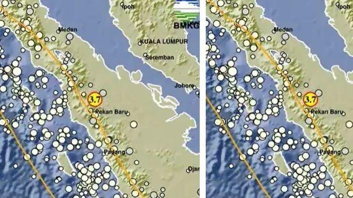 GEMPA BARUSAN - Gempa guncang Padanglawas, Sumut magnitudo 3.7, cek info BMKG