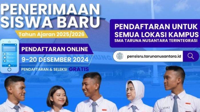 Pendaftaran SMA Taruna Nusantara segera dibuka, cek link daftar dan syaratnya