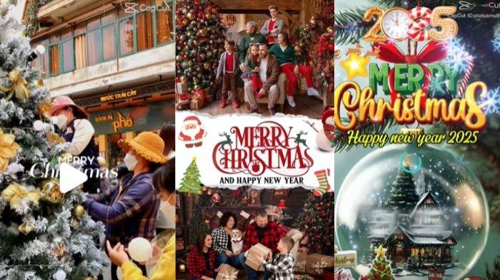 Template CapCut Hari Natal 2024, bisa dipakai sebagai ucapan Merry Christmas di medsos 25 Desember mendatang.