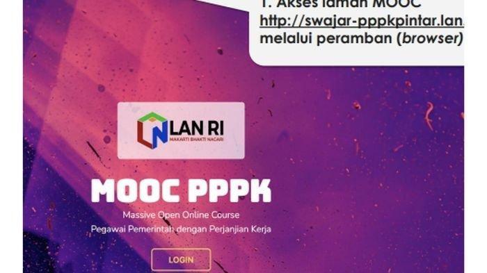 Cara mengakses MOOC PPPK untuk orientasi sebelum jadi ASN dengan mengklik swajar-pppkpintar.lan.go.id