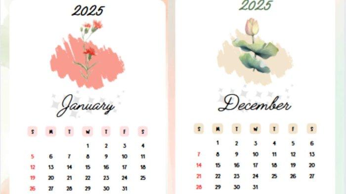 KALENDER 2025 - Inilah 20 link download kalender 2025 yang dapat diunduh secara gratis dalam berbagai tema.