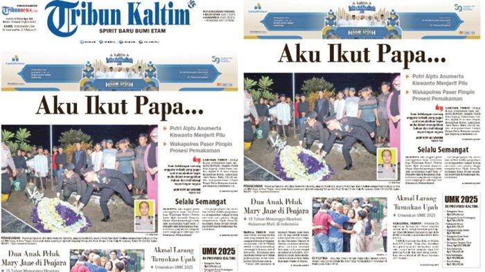 HL Tribun Kaltim hari ini.