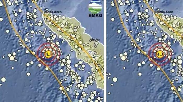 Gempa 2 menit lalu di Sinabang Aceh, cek info BMKG