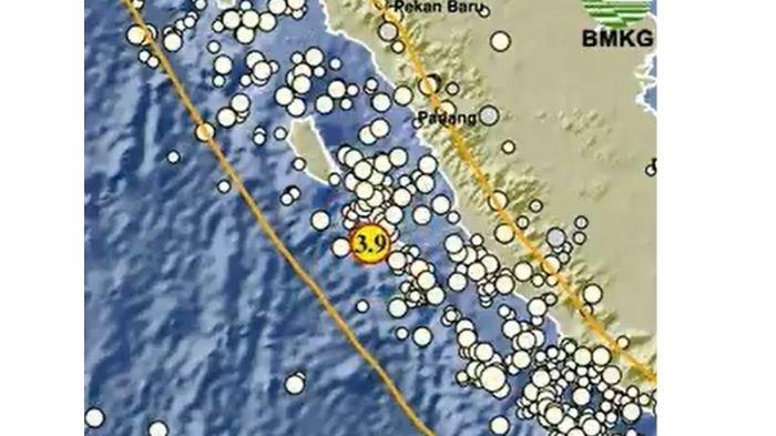 Gempa di Tuapejat Sumbar magnitudo 3.9, cek info BMKG