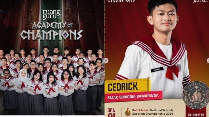 Academy of Champions. Berikut jam tayang Academy of Champions dan daftar peserta, ada Cedrick pelajar Samarinda Kaltim