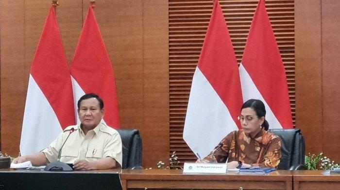 Daftar barang yang kena PPN 12 persen, daftar barang mewah yang kena PPN 12 persen. Presiden Prabowo Subianto dan Menteri Keuangan Sri Mulyani Indrawati dalam konferensi pers pengumuman PPN 12 persen di Gedung Kementerian Keuangan (Kemenkeu), Jakarta, Selasa (31/12/2024).