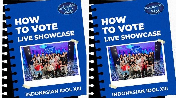 INDONESIAN IDOL - Berikut cara vote peserta Indonesian Idol Season 13 di babak showcase lengkap nama-nama peserta