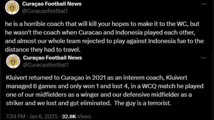 BOROK PATRICK KLUIVERT - Media Curacao membongkar kejelekan Patrick Kluivert saat menukangi Timnas Curacao. Borok Patrick Kluivert dibongkar media Curacao. Taktik calon pelatih Timnas Indonesia ini disebut buruk. Simak selengkapnya ungkapan media Curacao ini