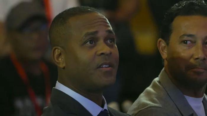 Patrick Kluivert, pelatih baru Timnas Indonesia dalam konferensi pers hari ini, Minggu (12/1/2025)