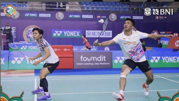 INDIA OPEN 2025 - Pasangan Dejan/Fadia yang debut di India Open 2025. Berikut hasil badminton India Open 2025, debut manis Dejan/Fadia. Jojo dan Fajar/Rian segera main, cek live score