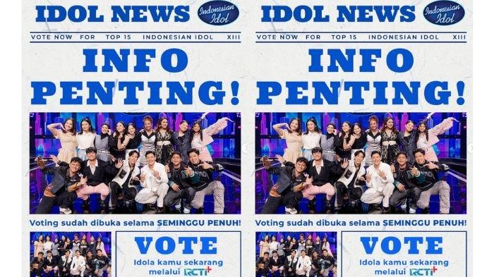 INDONESIAN IDOL - Cara vote peserta Indonesian Idol Season 13 di RCTI Plus, dukungan dibuka selama 1 minggu penuh