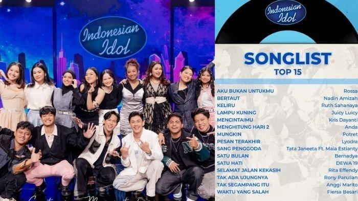 INDONESIAN IDOL - Bocoran lagu Top 15 Indonesian Idol Season 13 besok, Senin 20 Januari 2025