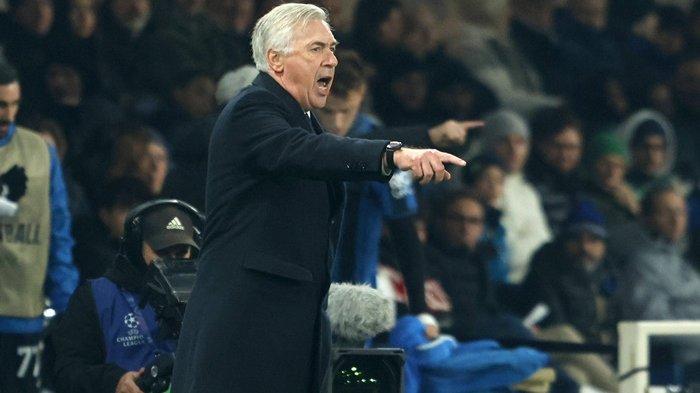 Carlo Ancelotti Memimpin Real Madrid saat melawan Atalanta di Pertandingan Liga Champion