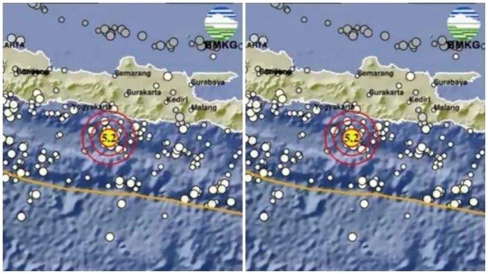 GEMPA YOGYAKARTA 2025 - Tangkapan layar informasi dari BMKG mengenai gempa di Bengkulu yang diunggah oleh akun X @infoBMKG pada Sabtu (1/2/2025). Gempa Magnitudo 5.2 mengguncang Kabupaten Gunung Kidul, Provinsi D. I. Yogyakarta pada hari ini, Sabtu (1/2/2025) (X.com/@InfoBMKG)