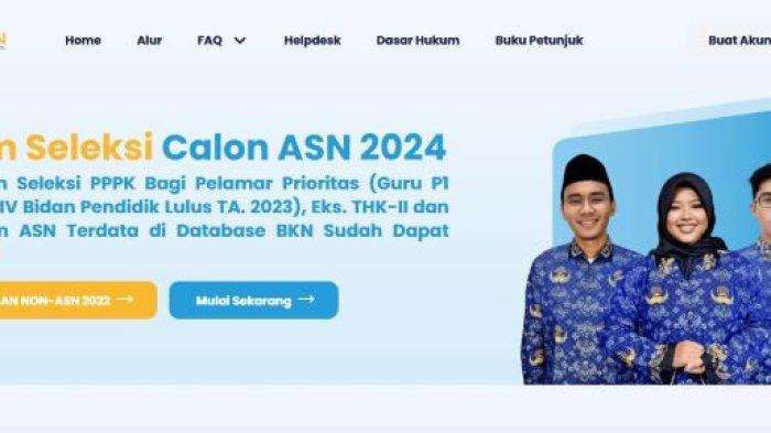 PENDAFTARAN CPNS 2025 - Tangkapan layar laman pendaftaran CPNS 2025 di sscasn.bkn.go.id, Selasa (4/2/2025). Berikut adalah informasi terbaru terkait jadwal pendaftaran, syarat-syarat dan deretan instansi dengan peluang lulus terbesar. (sscasn.bkn.go.id)