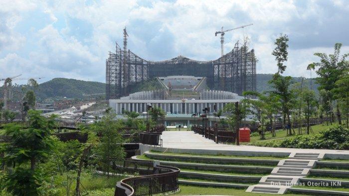 Kawasan Inti Pusat Pemerintahan (KIPP) Ibu Kota Nusantara (IKN) foto bersumber dari HUMAS OIKN (25/7/2024).