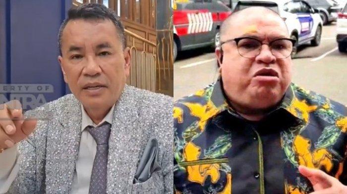 HOTMAN VS RAZMAN - Hotman Paris dan Razman Nasution terlibat kericuhan di ruang sidang PN Jakarta Utara, pada 6 Februari 2025. Razman statusnya terdakwa pencemaran nama baik. Sementara Hotman sebagai saksi korban. (Kolase Tribunnews/YouTube Mantra News)