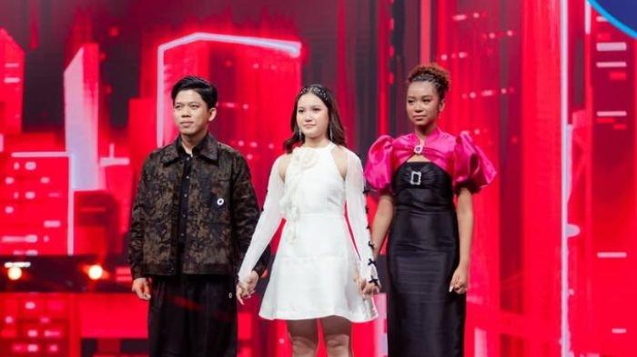 HASIL INDONESIAN IDOL - Potret 3 peserta Indonesian Idol Season 13 peraih vote rendah, Ardhitio, Rara, dan Angie, yang diunggah di IG terverifikasi @Indonesianidolid, Selasa (11/2/2025). Berikut hasil Indonesian Idol Spekta 3 tadi malam, Ardhitio harus pulang. (instagram/indonesianidolid)