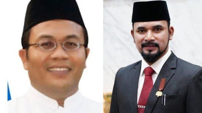 KEPALA DAERAH TERPILIH - Potret kolase Zulkifli H. Adam (kiri) dan Iskandar Usman Al Farlaky (kanan). Keduanya merupakan kepala daerah terpilih di Aceh yang batal dilantik 20 Februari, kapan putusan akhir MK? (Kolase IG @Bandaaceh.info/Serambinews HO)