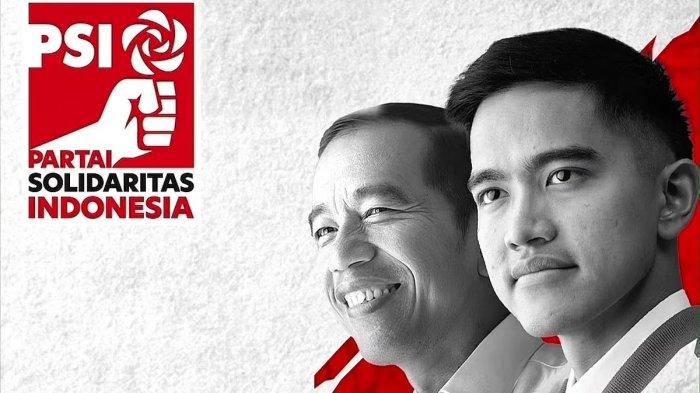 KETUA UMUM PSI - Poster Jokowi dan Kaesang yang pernah diunggah PSI di akun Instagramnya. Jokowi atau Kaesang yang bakal jadi Ketua Umum PSI yang baru. Ade Armando ungkap keduanya tak mungkin bersaing, ada 2 kemungkinan. (Dok Instagram psi)