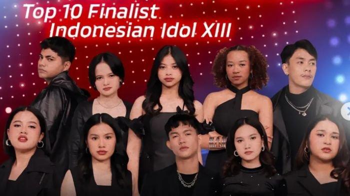 INDONESIAN IDOL 2025 - Sepuluh peserta Indonesian Idol Season 13 yang diunggah di IG @Officialrcti. Berikut link live streaming Indonesian Idol Season 13 Spekta 5 di RCTI Plus, siapa bakal tereliminasi? (instagram/officialrcti)