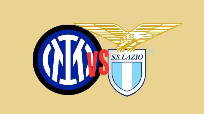 COPPA ITALIA 2025 - Logo dua klub papan atas Italia. Duel Inter Milan vs Lazio, di perempat final Coppa Italia, digelar di Giuseppe Meazza Stadium, Rabu (26/2/2025), Pukul 03.00 WIB, akses link live score dan live streaming. (Grafis TribunKaltim.co/canva)