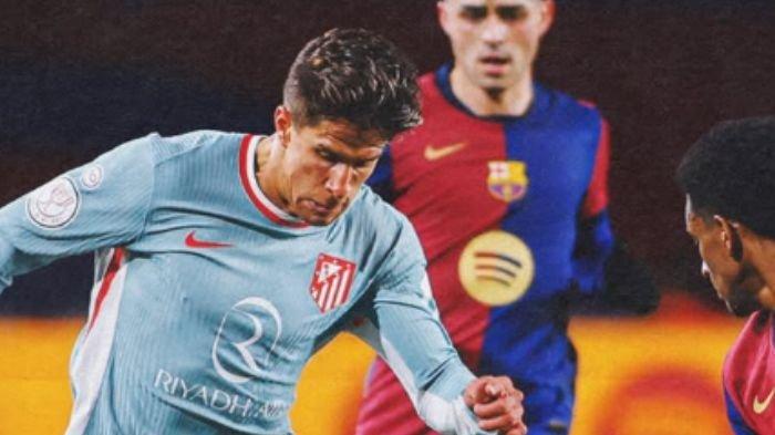 HASIL COPA DEL REY - Potret pemain Atletico Madrid dan Barcelona di semifinal Copa del Rey 2025 leg 1. Berikut hasil Copa del Rey, drama 8 gol Barca vs Atletico berakhir imbang. (Instagram/atleticodemadrid)