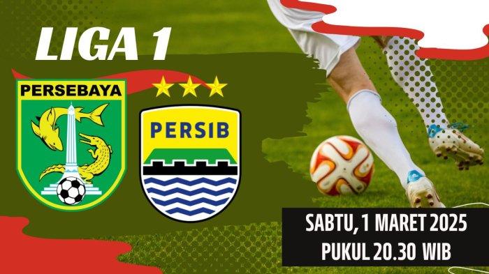PERSEBAYA VS PERSIB - Gambar menunjukkan kolase logo resmi Persebaya Surabaya dan Persib Bandung yang diolah dari aplikasi visual Canva, Sabtu (1/3/2025). Kedua tim akan bertanding hari ini di Liga 1 2024-2025 pekan ke-25, Sabtu (1/3/2025) pukul 20.30 WIB. Cek prediksi skor dan susunan pemainnya. (TRIBUNKALTIM.CO/NISA ZAKIYAH VIA CANVA)