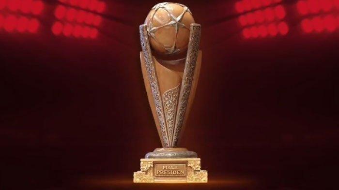 PIALA PRESIDEN 2025 - Gambar trofi Piala Presiden 2025.(Indosiar via TribunPontianak)