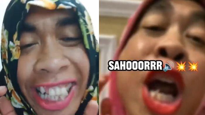 SAHUR MIMI PERI - Potret Mimi Sahur, viral karena suaranya membangunkan sahur saat Ramadhan. Download alarm sahur Ramadhan 2025 versi Mimi Peri. (Facebook/INFO bwi24jam dan TikTok/INFO bwi24jam)