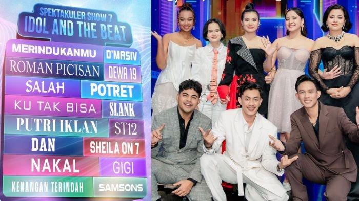 INDONESIAN IDOL 2025 - Poster Indonesian Idol Season 13 Spektakuler Show 7. Tonton di RCTI Plus Indonesian Idol Season 13 malam ini, peserta kolaborasi tampil dengan Eka Gustiwana dan ada penampilan spesial dari Jackson Wang (instagram/indonesianidolid)